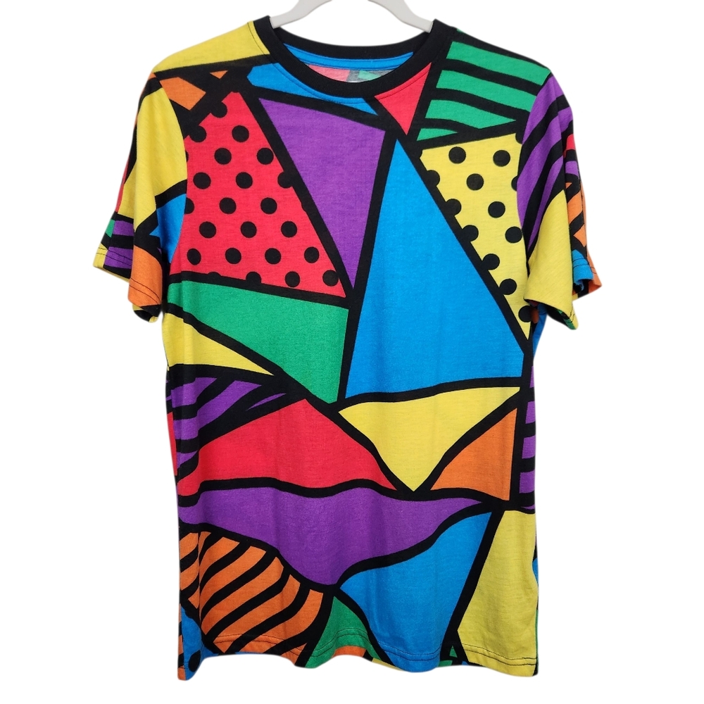Oh Snap! By Drill Clothing Co 90's Retro Print Whats Your Angle Bold Mens Size S